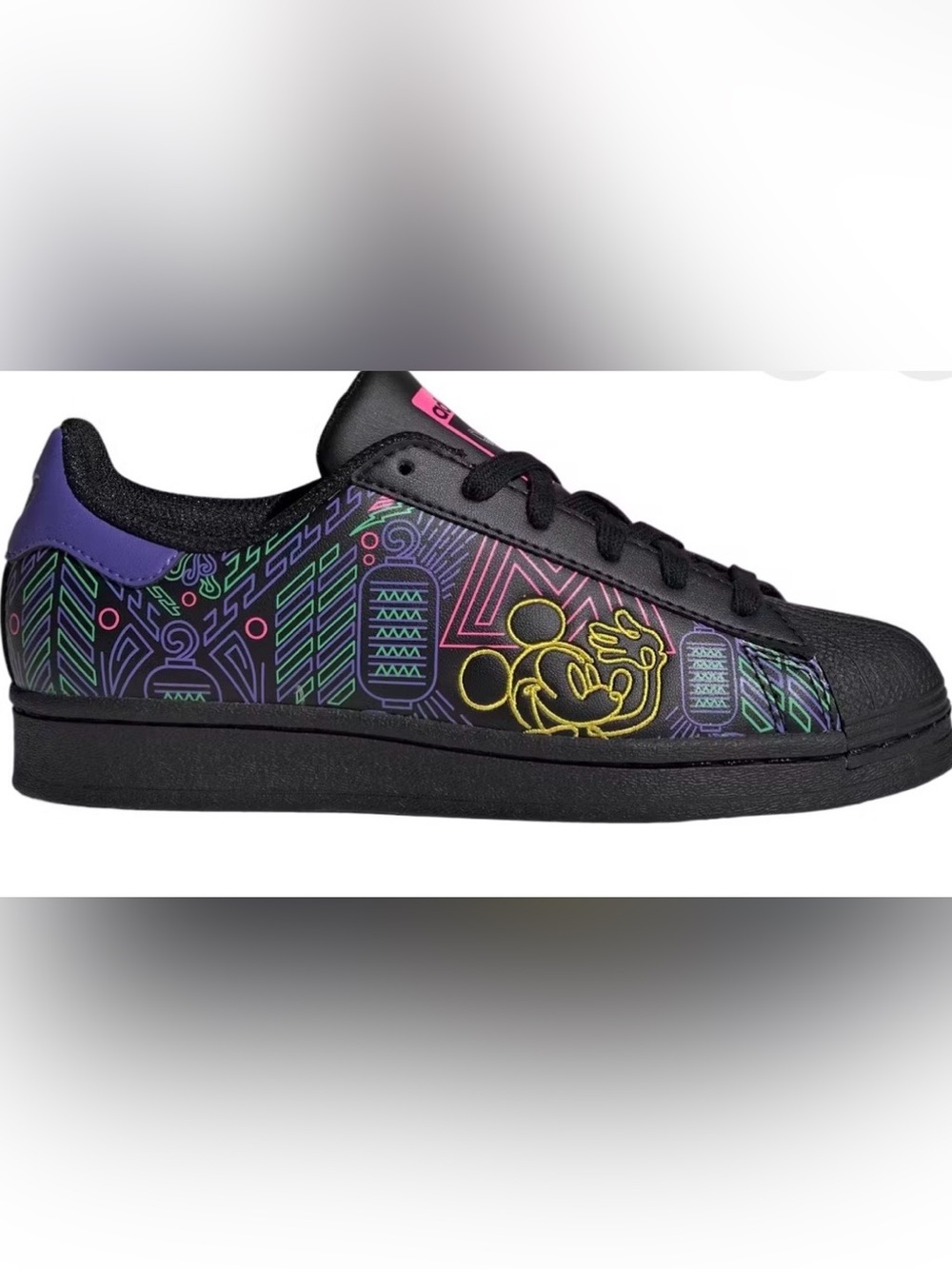 Adidas Disney Black Kids Sneakers